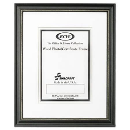Muebles 10 x 14 in. Skilcraft Black Certificate Photo Frame MU3758483
